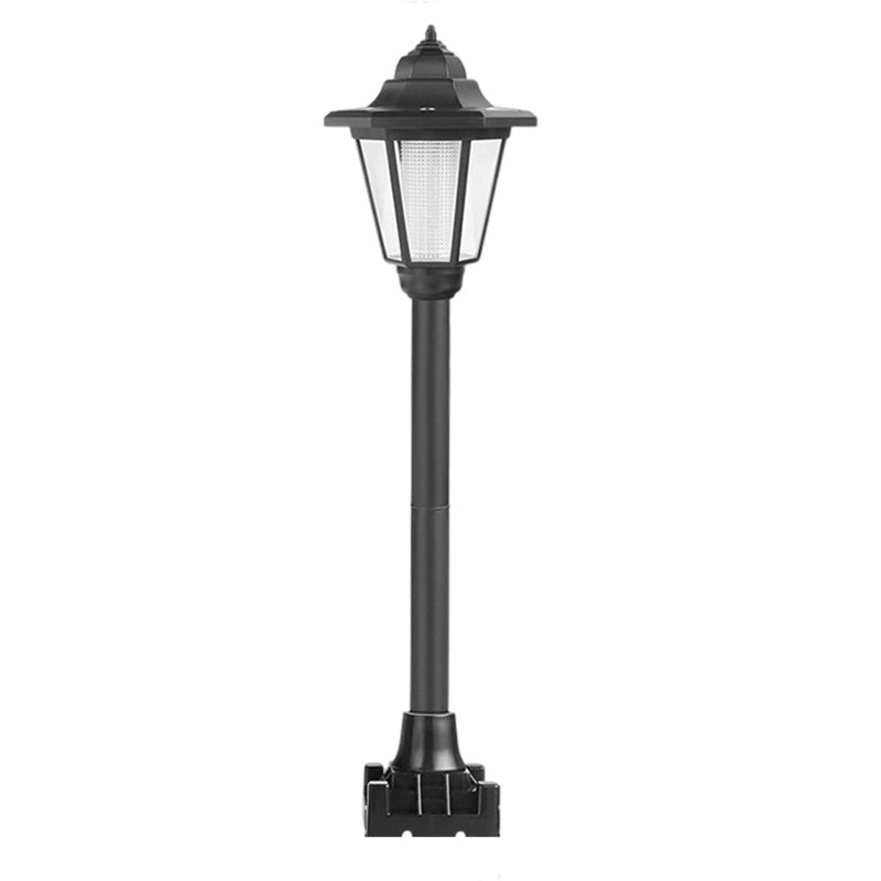 💡 50% DE RÉDUCTION! 🏡 Lampadaire Solaire Rétro Double Tête Hexagonale – Design vintage, solaire & résistant aux intempéries – Parfait pour jardins, allées & terrasses 🌙