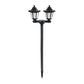 💡 50% DE RÉDUCTION! 🏡 Lampadaire Solaire Rétro Double Tête Hexagonale – Design vintage, solaire & résistant aux intempéries – Parfait pour jardins, allées & terrasses 🌙