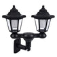 💡 50% DE RÉDUCTION! 🏡 Lampadaire Solaire Rétro Double Tête Hexagonale – Design vintage, solaire & résistant aux intempéries – Parfait pour jardins, allées & terrasses 🌙