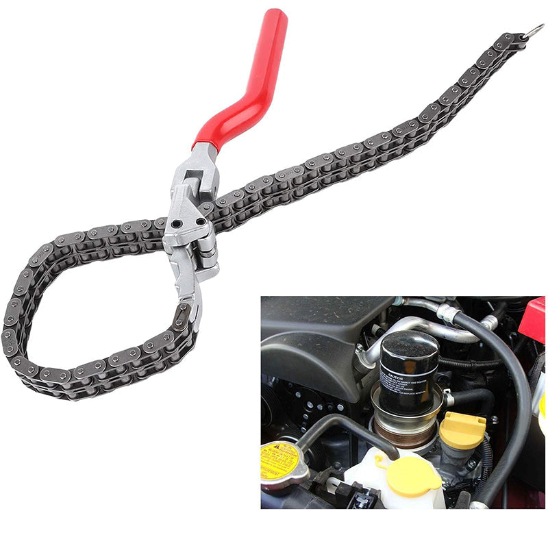 🔧 50% DE RÉDUCTION ! ⛓️ Clé à Chaîne pour Filtre à Huile – Acier au Carbone – 60-160 mm & Prise Robuste for Mécanique