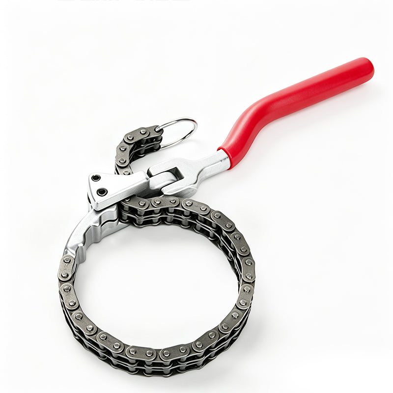🔧 50% DE RÉDUCTION ! ⛓️ Clé à Chaîne pour Filtre à Huile – Acier au Carbone – 60-160 mm & Prise Robuste for Mécanique