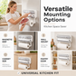 🔪 50% DE RÉDUCTION ! 🧲 Dérouleur Film Alimentaire Magnétique 2-en-1 – ABS & Aluminium – Support Essuie-Tout for Cuisine