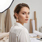 Boucles d'Oreilles Pendantes Scintillantes en Forme de Cœur – Parfait pour les Rendez-vous, les Fêtes & le Quotidien