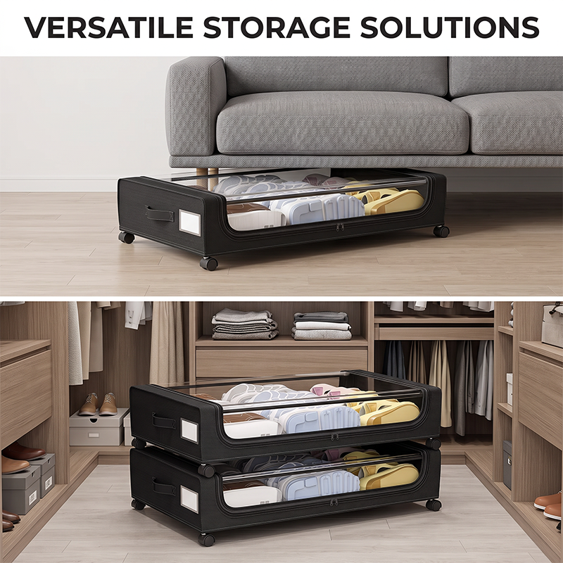 Large-Capacity Underbed Storage Cart