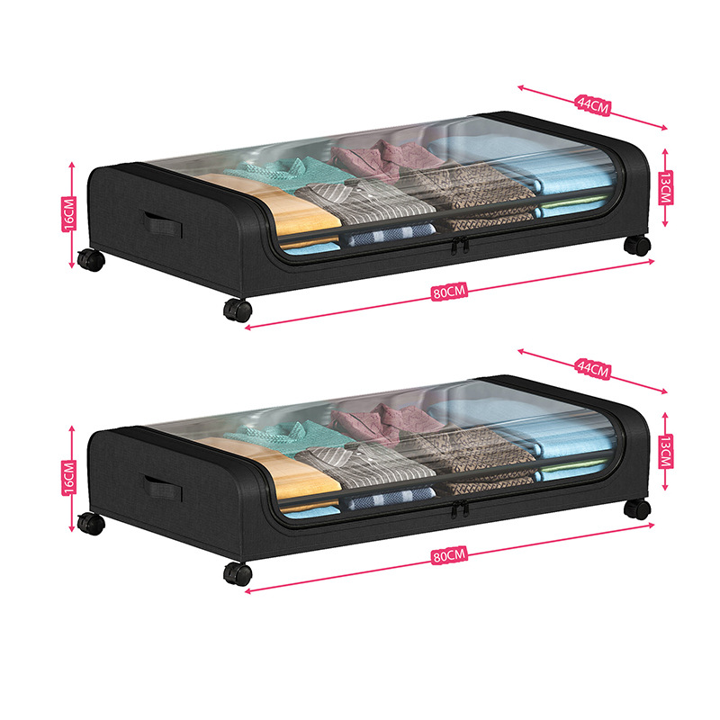Large-Capacity Underbed Storage Cart