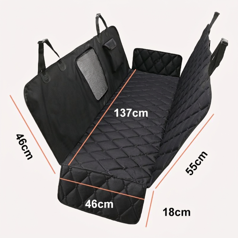 Housse de siège auto imperméable pour animaux de compagnie