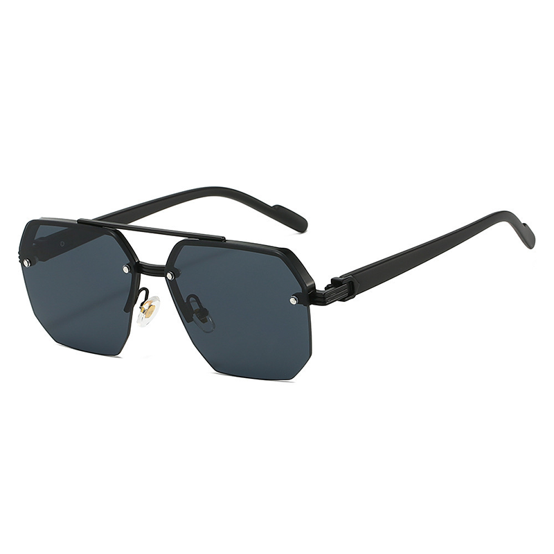 🕶️ 50% DE RÉDUCTION ! ✨ Lunettes de Soleil Géométriques – Métal+PC & Polycarbonate – UV400 & Look Audacieux for Streetwear