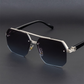 🕶️ 50% DE RÉDUCTION ! ✨ Lunettes de Soleil Géométriques – Métal+PC & Polycarbonate – UV400 & Look Audacieux for Streetwear