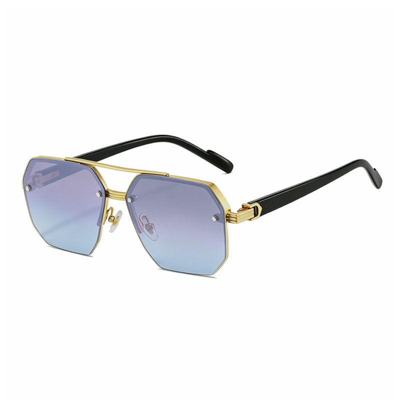 🕶️ 50% DE RÉDUCTION ! ✨ Lunettes de Soleil Géométriques – Métal+PC & Polycarbonate – UV400 & Look Audacieux for Streetwear