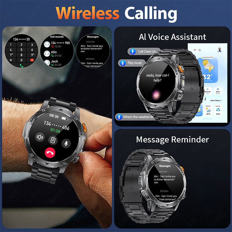 ⌚ PROMO LIMITÉE 50% DE RÉDUCTION ! ✨ Montre Connectée Bluetooth Sport – Autonomie Longue, Multisport, Pratique ✨