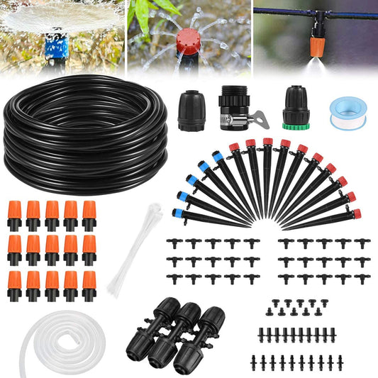 🌿 Kit Brumisateur Micro-Irrigation — Buse Réglable 2 Modes, Économie d’Eau 70%, Refroidissement -10°C, Jardin & Terrasse 💧