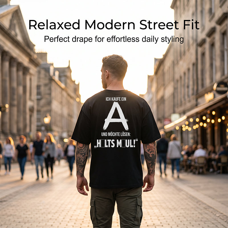 👕 T-Shirt Streetwear Imprimé Dos – Mélange Premium – Graphisme HD & Coupe Décontractée for Homme
