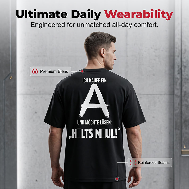 👕 T-Shirt Streetwear Imprimé Dos – Mélange Premium – Graphisme HD & Coupe Décontractée for Homme