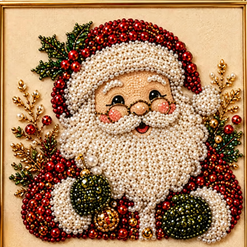 🧘 Therapeutic Christmas Pearl Painting Kit — Relaxing Mindful Craft Activity