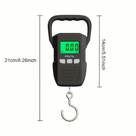 ⚖️ Mini Balance Électronique de Voyage — 60 kg, Écran LCD Rétroéclairé, Compacte & Précise 🧳