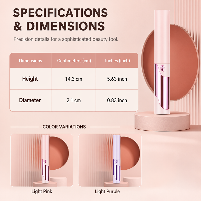 🔥✨ -50% ! 👁️Recourbe-Cils Chauffant LED – Portable, 50–80°C & Regard Intense au Quotidien.
