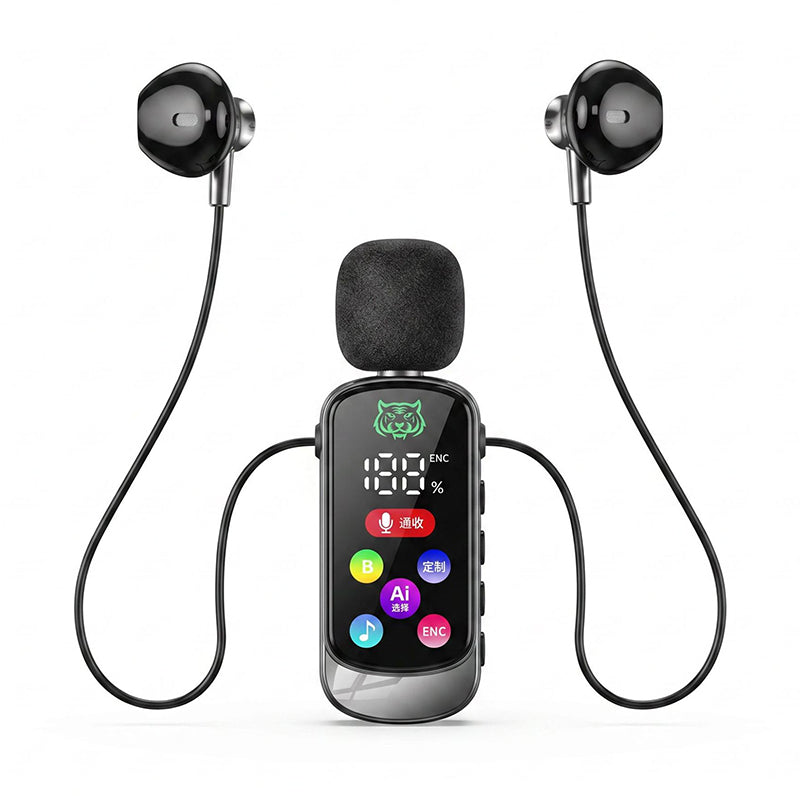 📢📢50% DE RÉDUCTION !! 🎤Casque Karaoké Bluetooth avec Clip Ressort Sécurisé