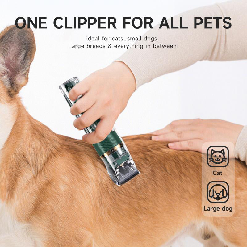 🐶✂️ -50% ! 🏡 Tondeuse Silencieuse pour Animaux – Titane-Céramique + ABS – Rechargeable & 1200 mAh – pour Chats & Chiens