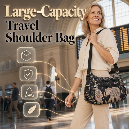 👜🌸 -50% ! 🧳 Sac Bandoulière Nylon Voyage – Multi-poches, Fermeture Sécurisée & Format Compact – Idéal pour le Quotidien & les Escapades