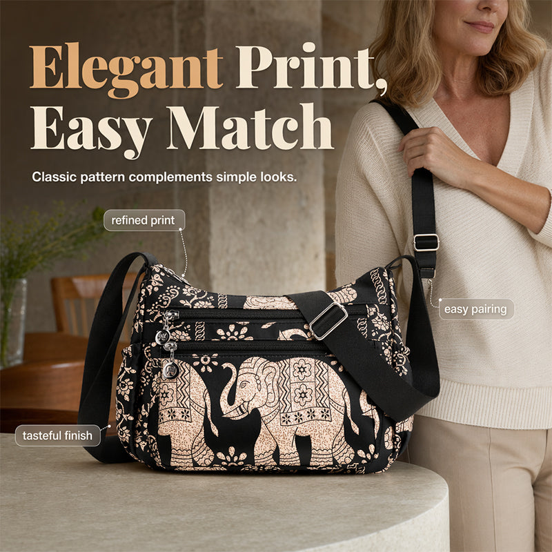 👜🌸 -50% ! 🧳 Sac Bandoulière Nylon Voyage – Multi-poches, Fermeture Sécurisée & Format Compact – Idéal pour le Quotidien & les Escapades