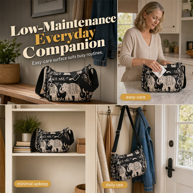 👜🌸 -50% ! 🧳 Sac Bandoulière Nylon Voyage – Multi-poches, Fermeture Sécurisée & Format Compact – Idéal pour le Quotidien & les Escapades