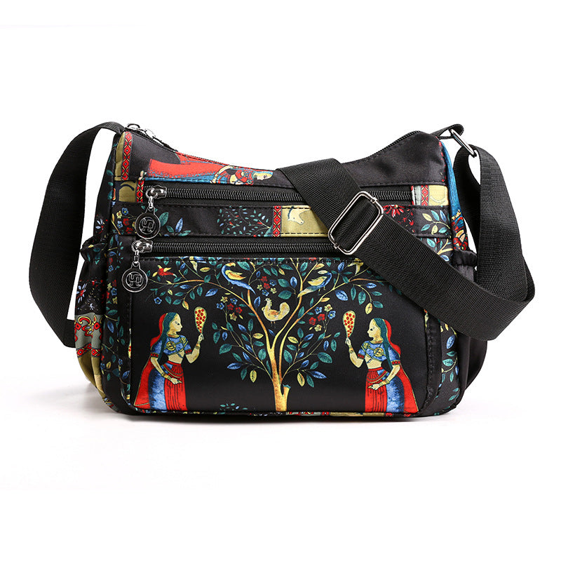 👜🌸 -50% ! 🧳 Sac Bandoulière Nylon Voyage – Multi-poches, Fermeture Sécurisée & Format Compact – Idéal pour le Quotidien & les Escapades