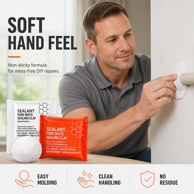 🔧 ACHETEZ 1, OBTENEZ 1 GRATUIT! 🏠 Mastic d'obturation imperméable – Colmate trous de mur & conduits de climatiseur – Anti-fuites, durable & facile à appliquer 🛡️