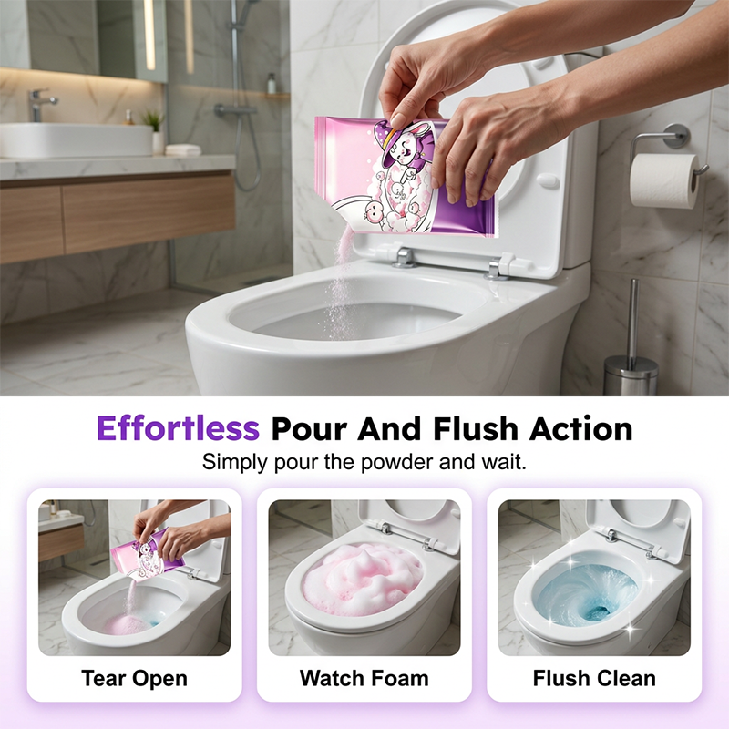 🎉 Soldes 2026 — Plus de 26000 Vendues ! 💰 Poudre nettoyante moussante pour cuvette WC pratique