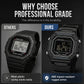 ⌚ 52% DE RÉDUCTION! 💧 Montre Digitale Imperméable Homme LED – 50 M, écran lumineux & robuste – Idéale pour le sport et la pleine nature 🏃‍♂️