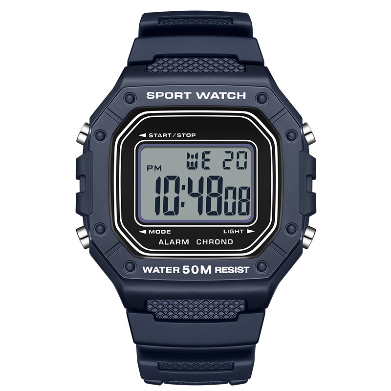 ⌚ 52% DE RÉDUCTION! 💧 Montre Digitale Imperméable Homme LED – 50 M, écran lumineux & robuste – Idéale pour le sport et la pleine nature 🏃‍♂️
