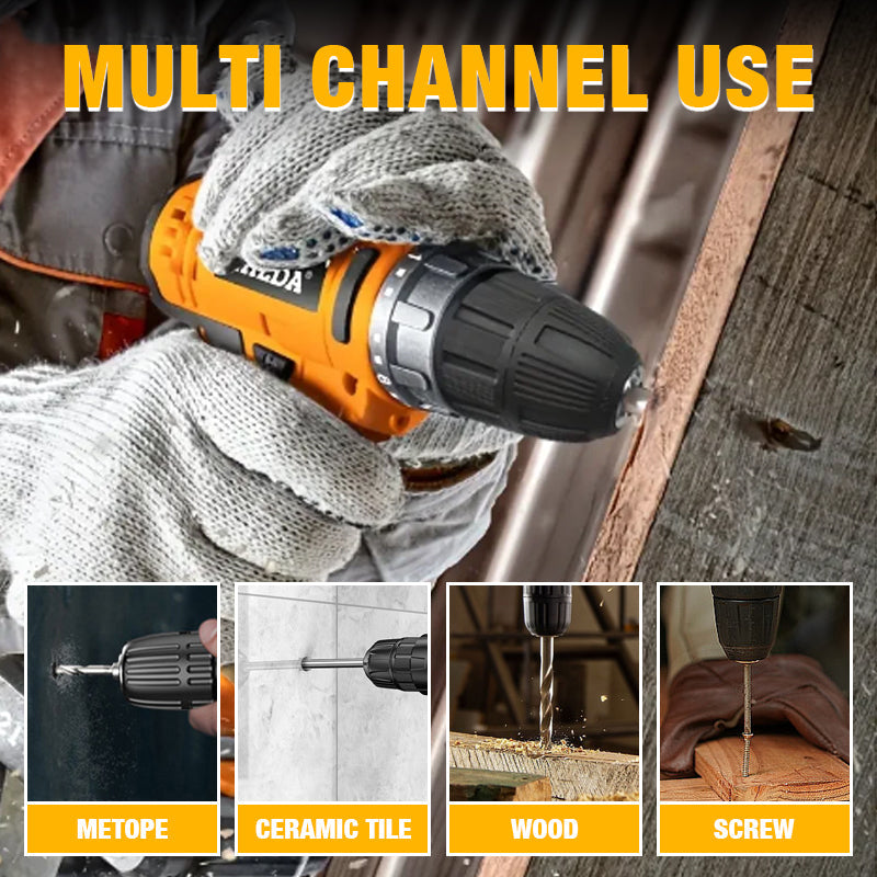 Electric Cordless Drill with Battery ＆ Charger