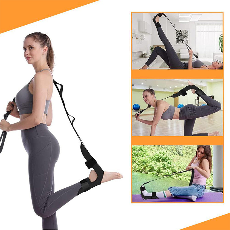 🧘💪 Sangle stretching pour jambes et pieds | Polyvalente, parfait pour séances de sport et réhabilitation musculaire ✅