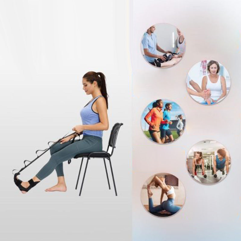 🧘💪 Sangle stretching pour jambes et pieds | Polyvalente, parfait pour séances de sport et réhabilitation musculaire ✅