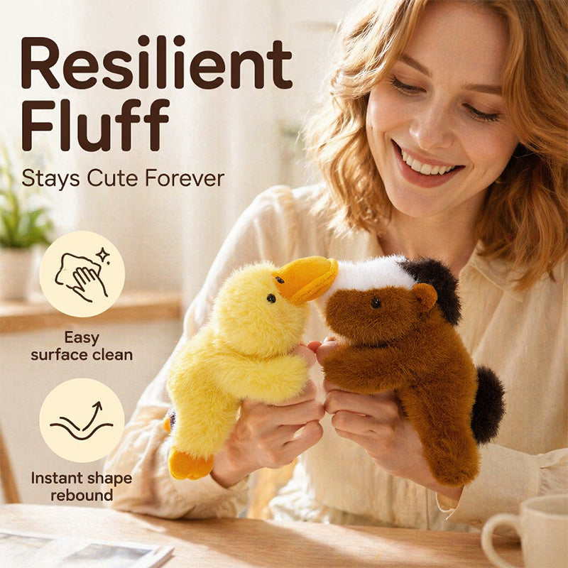 Poupée en peluche aimantée pour réfrigérateur