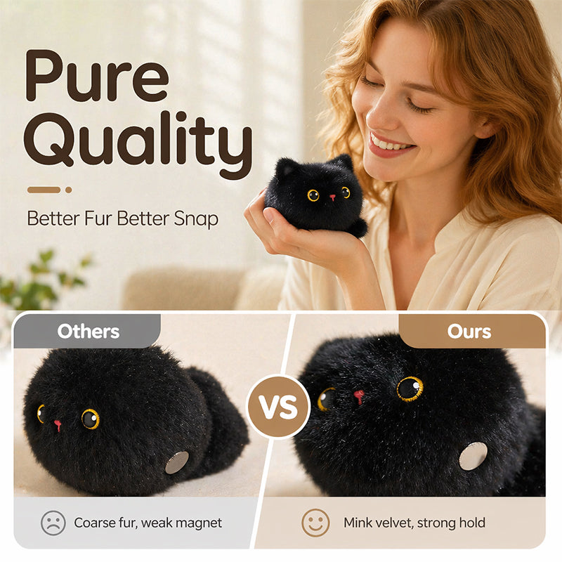 Poupée en peluche aimantée pour réfrigérateur
