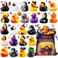 🦆 ACHETEZ 2, OBTENEZ 1 GRATUIT! 🎃 Jouet de Bain Canard Halloween – PVC souple, flottant & adorable – Parfait pour le bain et la fête des enfants 🛁