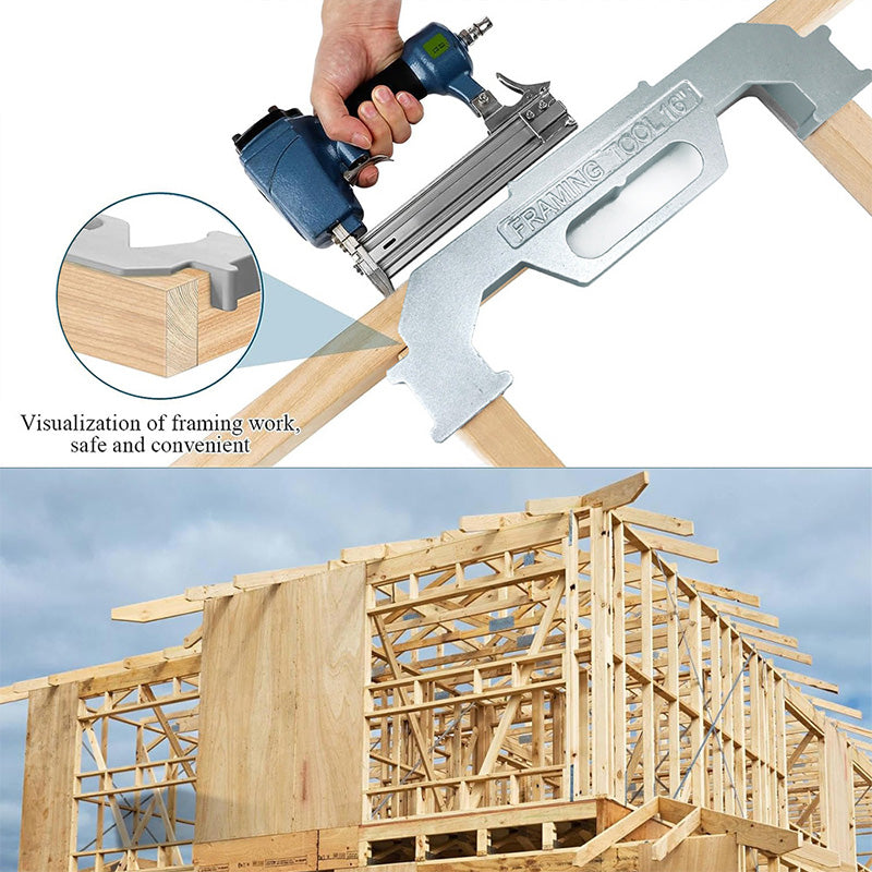 🔧 -50% ! 📏 Gabarit de Cadrage en Alliage d’Aluminium – Aluminium Anti-Rouille – 90° & Espacement Précis for Montants & Cloisons Sèches