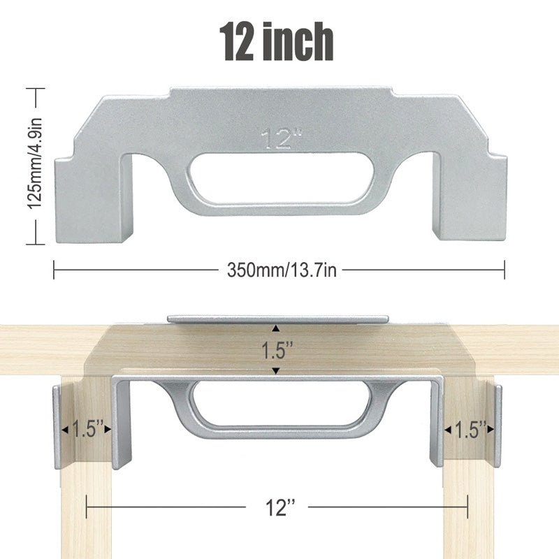 🔧 -50% ! 📏 Gabarit de Cadrage en Alliage d’Aluminium – Aluminium Anti-Rouille – 90° & Espacement Précis for Montants & Cloisons Sèches
