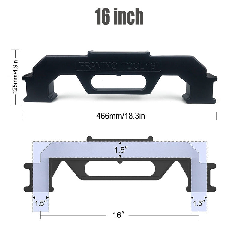 🔧 -50% ! 📏 Gabarit de Cadrage en Alliage d’Aluminium – Aluminium Anti-Rouille – 90° & Espacement Précis for Montants & Cloisons Sèches