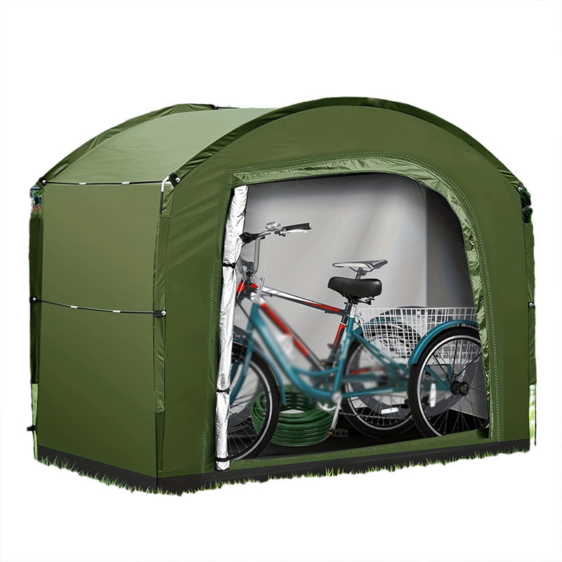🚲🏠 Abri de Vélo Portable d'Extérieur – résistant aux intempéries, spacieux, montage facile – convient aux vélos, outils et tondeuses. 50% DE RÉDUCTION ! 🔥💪