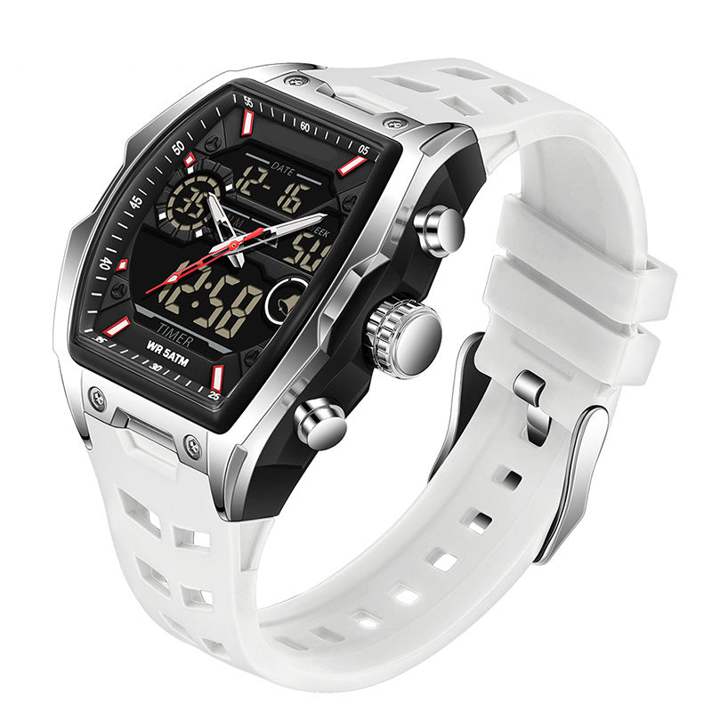 📢📢50% DE RÉDUCTION !! ⏰ 🏃Montre Sport Double Affichage – Analogique & Digital, Rétroéclairage LED & 5 ATM