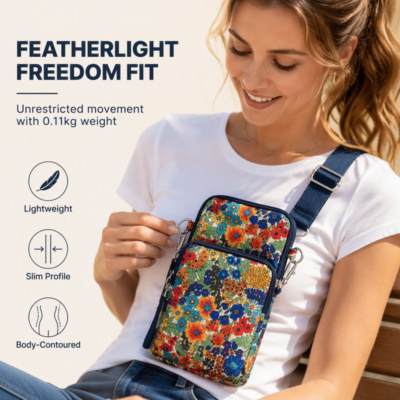 Printed Sports Armband & Crossbody Bag