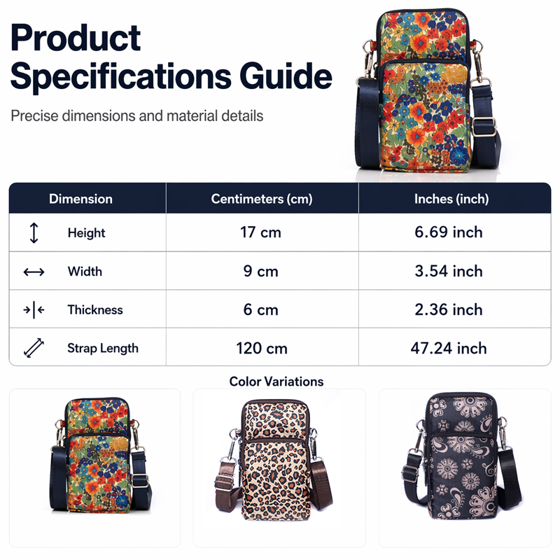 Printed Sports Armband & Crossbody Bag