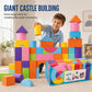 🏰🧸 Jeu de blocs de construction en mousse EVA souple – Grands blocs légers, sans BPA, silencieux et lavables, pour des heures de jeu en toute sécurité 👶🌈