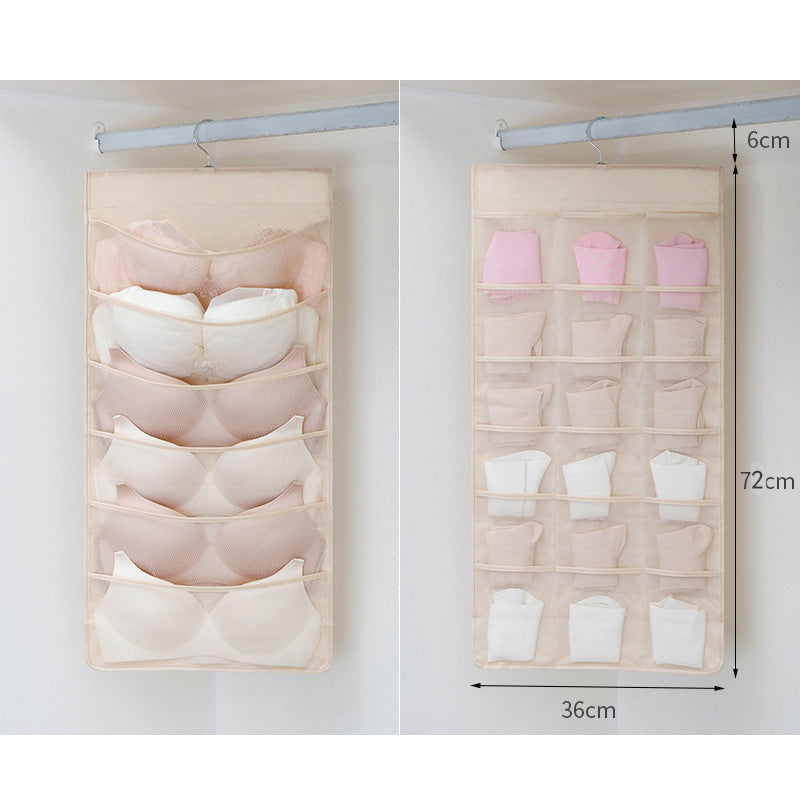 📢📢-50% !! ⏰Organisateur Suspendu Double Face pour Sous-Vêtements