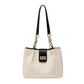 🧺👜 Sac d’été en paille tressée – Ultra-léger, anse réglable, magnifique texture artisanale, assez grand pour glisser une serviette de plage, des lunettes et même une baguette sous le bras 🥖🏖️