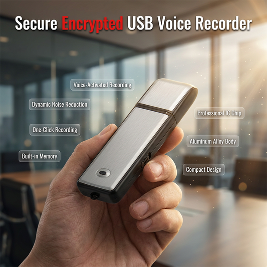 Enregistreur Vocal USB Haute Définition Anti-Bruit Portable