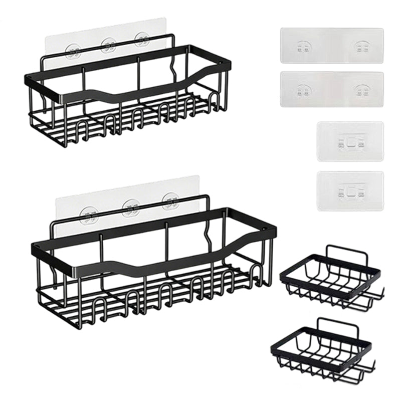 Ensemble d'Étagères de Salle de Bain sans Perçage