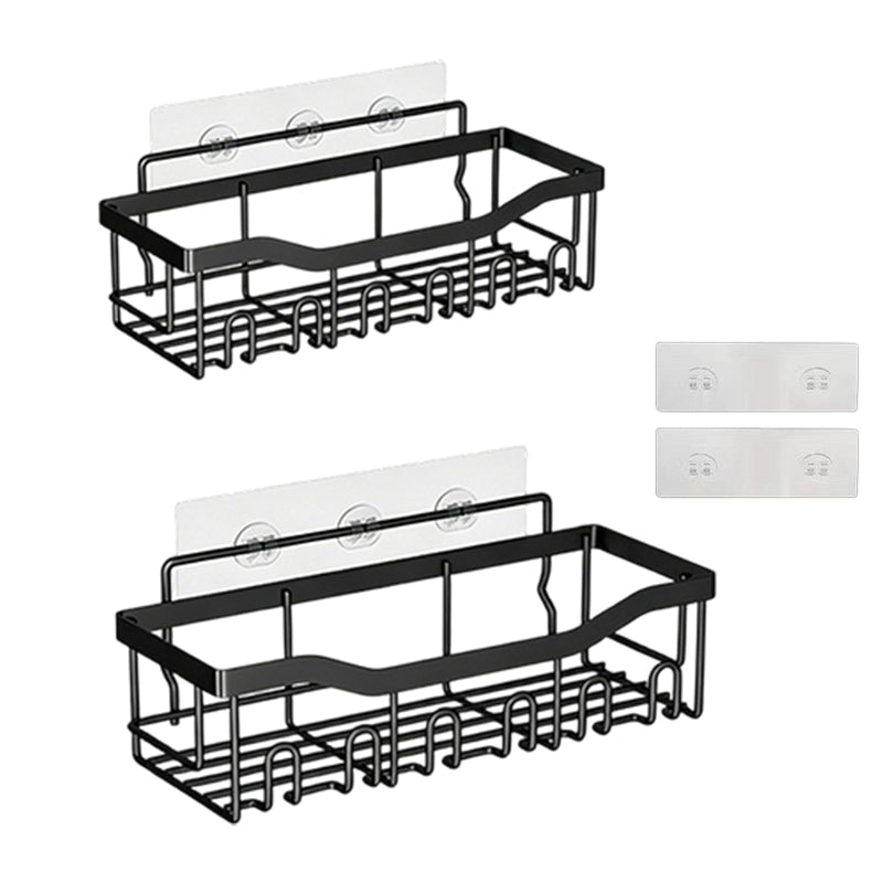 Ensemble d'Étagères de Salle de Bain sans Perçage