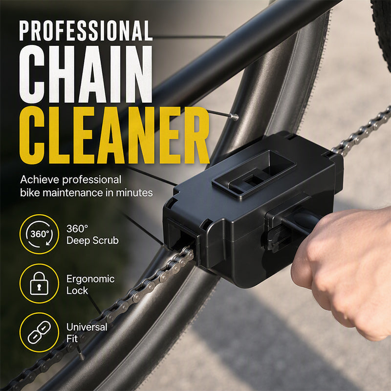 🚲⚡ -50% ! 🔩Nettoyeur de Chaîne Deep Clean – 74 Brosses Haute Densité – Nettoyage Pro & Rapide pour VTT, Vélo Route & Vélo Électrique.
